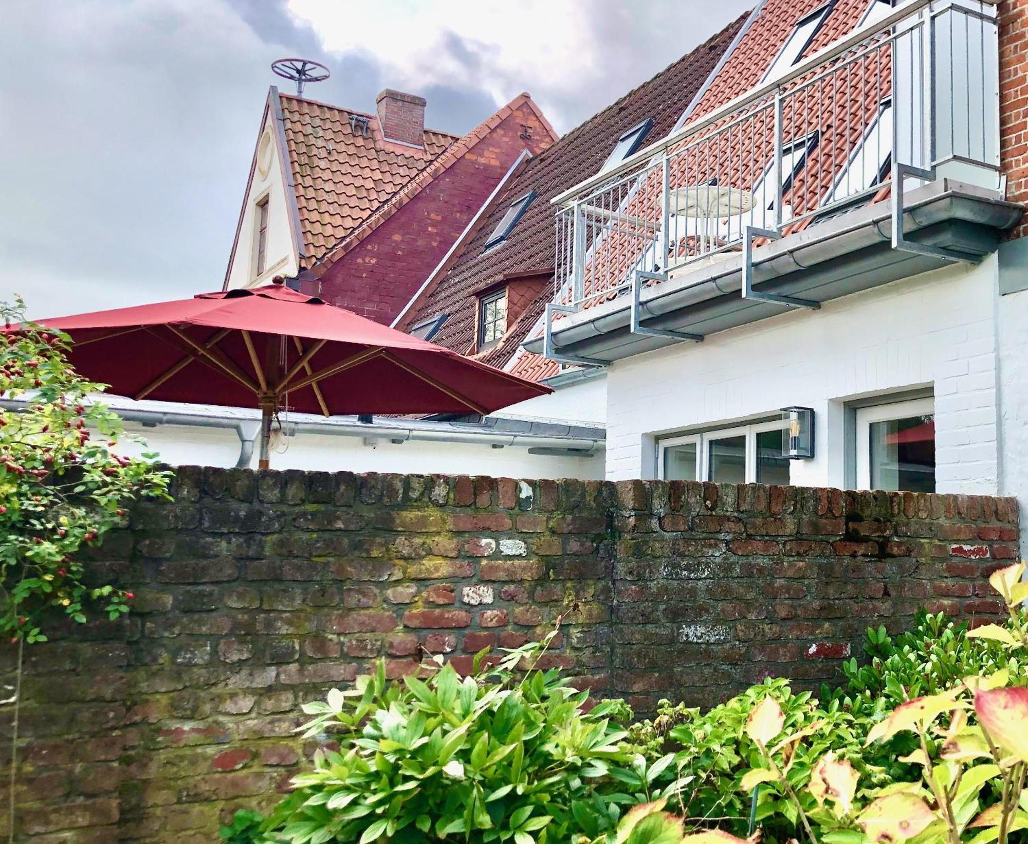 Gaestehaus Kajuete Direkt Am Wasser Friedrichstadt Zewnętrze zdjęcie